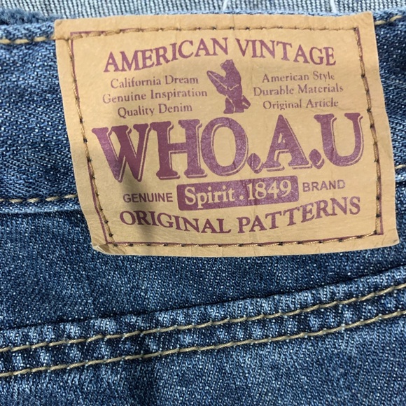 Who.A.U Denim Shorts Size 29 - Picture 5 of 8